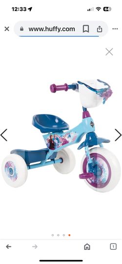 Disney Frozen 2 Kids' 3-Wheel Tricycle, Blue