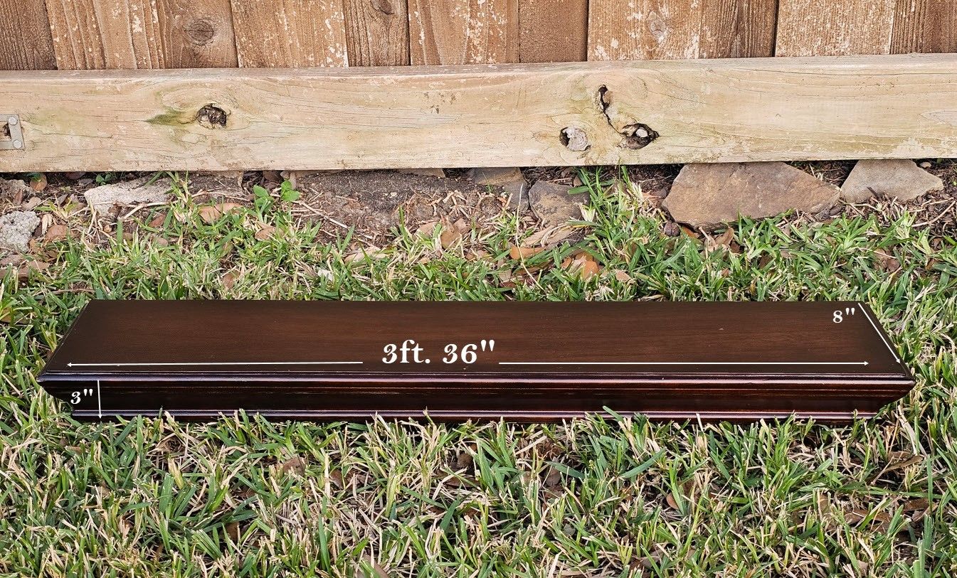 36" Modern Mantel/Floating Shelve_Great Condition!