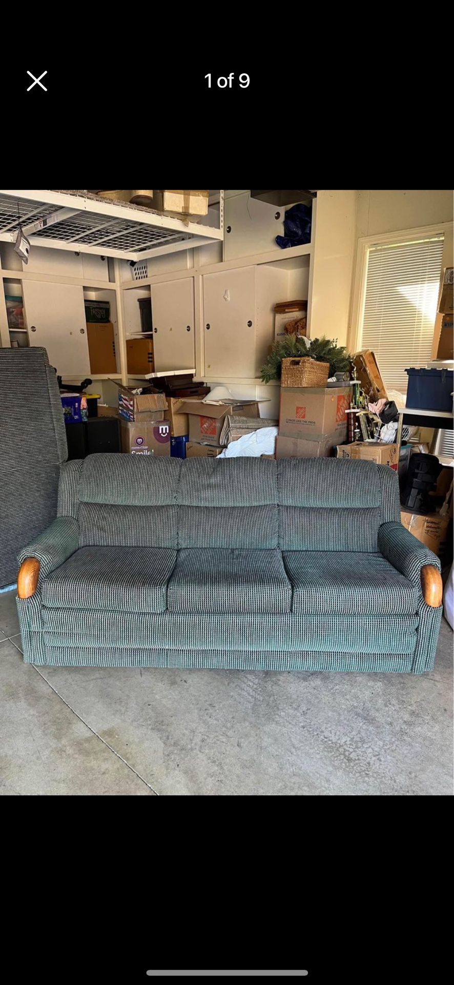 Vintage Couch And Loveseat 
