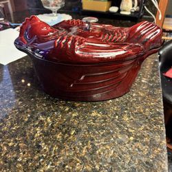 Red Staub Chicken Cast Iron