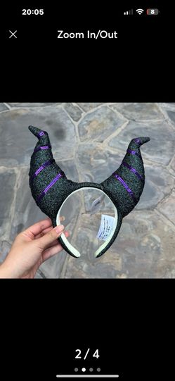 Disney "Villain Maleficent" devil horn ears headband new