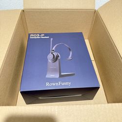 Brand New Wireless Headset with Mic for Work, Bluetooth 5.3 Headphones with Microphone, Headset with Microphone for PC, Wireless Headphones with Charg