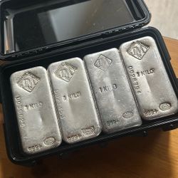 Johnson Matthey Silver Kilo Bars 