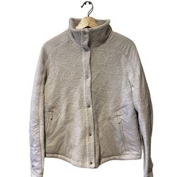 Lululemon Go Cozy Jacket Sherpa Fleece Sz 10