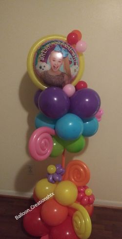 Jojo siwa balloon tower / column