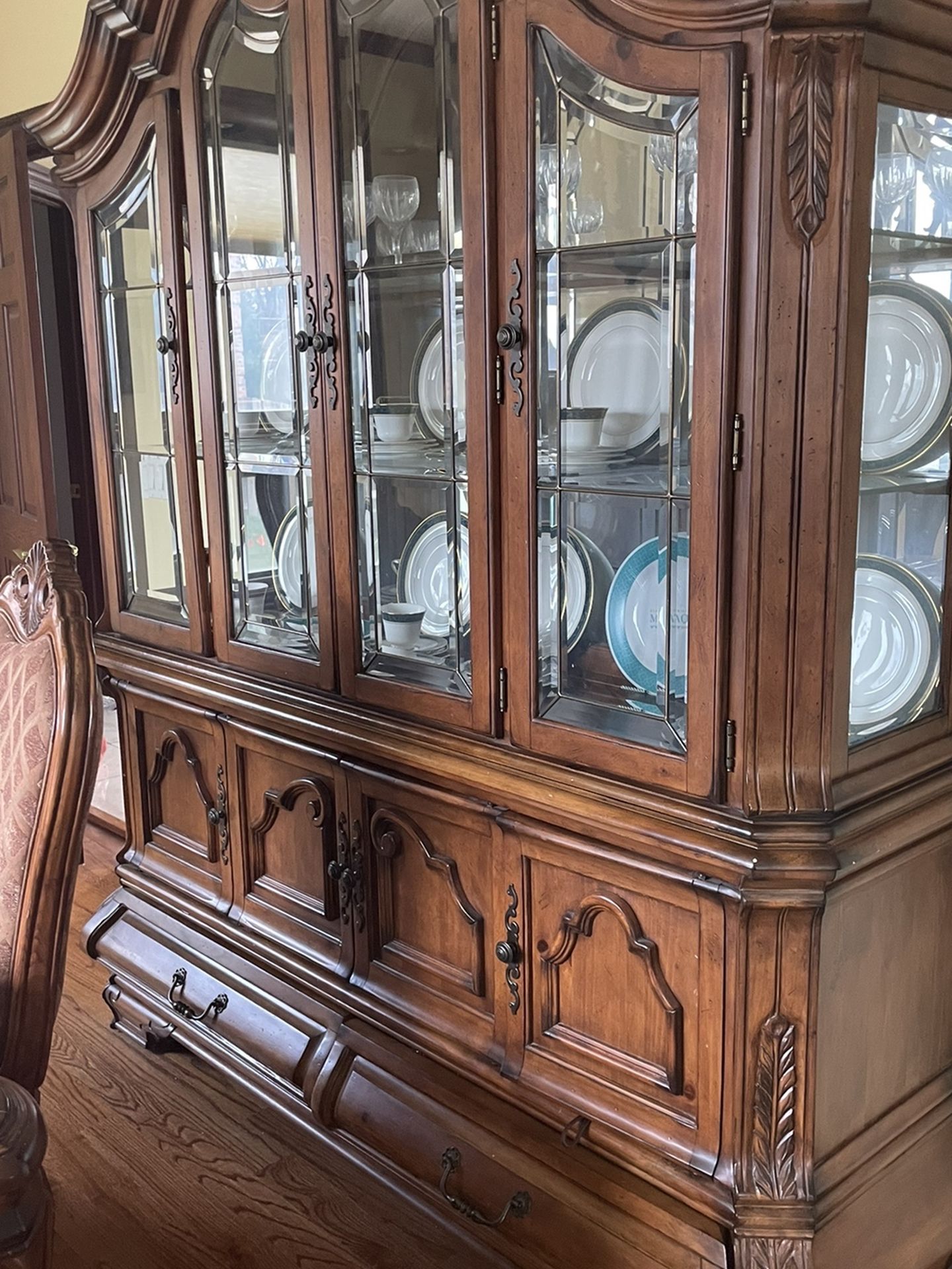 Beautiful Wood China Cabinet Ashley Furniture
