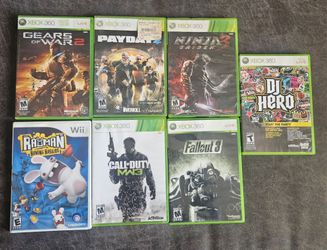 Lot of 7 Xbox 360 and Wii Game