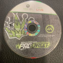 Need for Speed: ProStreet (Microsoft Xbox 360, 2007) Disc Only - Tested Fast SH