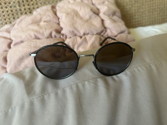 Sunglasses DIFF Brand Circle Black/brown Lens