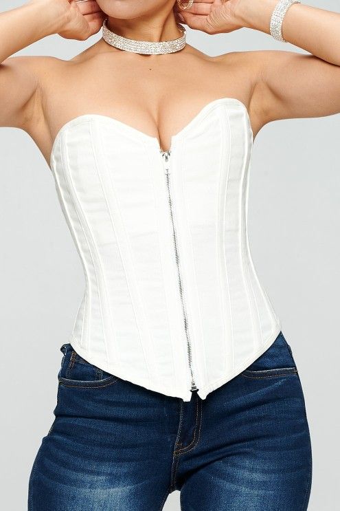 Heavenbound White Corset