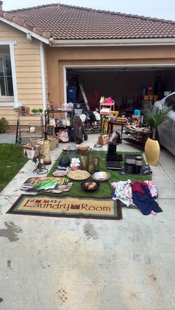 Yard sale Saturday only until 12pm