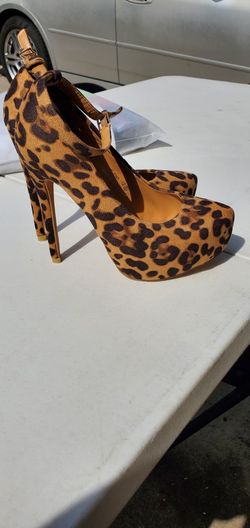 Leopard Heels New 