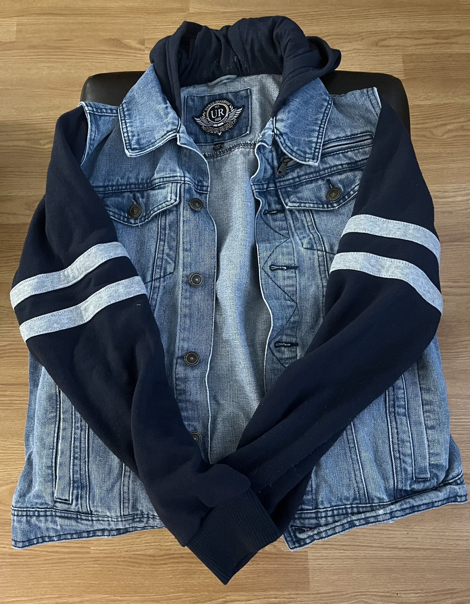 Urban Republic Denim Jacket with Hoodie