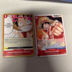 One Piece Cards And Bag