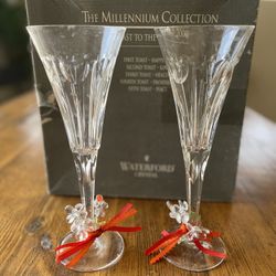 Waterford Crystal Toasting Glasses 
