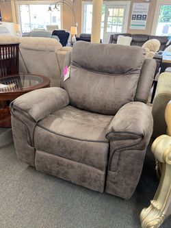 PRICE REDUCTION! - Brown Polished Rocker/Recliner Chair - $199.99 + Tax