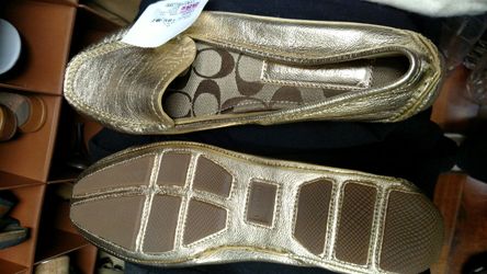 Coach New leather drivers as 8.5