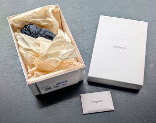 NEW Saint Laurent (empty) Shoe Box - 12" x 8" x 4" + COA