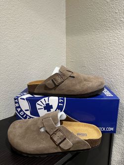 Birkenstock Boston Suede Clogs