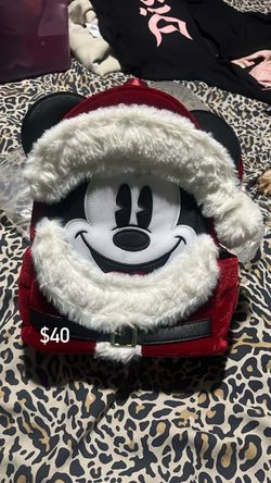Loungefly Mickey Mouse Santa Mini Backpack