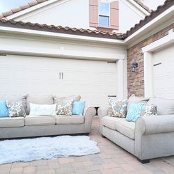 Couch and Loveseat Set