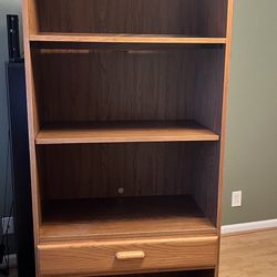 Traditional Style Wood Bookshelf