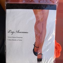 Orange fishnet Pantyhose! Halloween 🎃