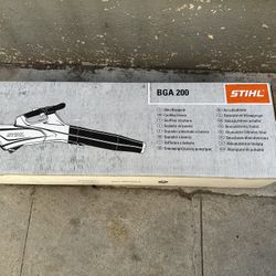 Stihl BGA 200 Leaf Blower 