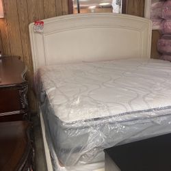 King size bed, and mattress at $1000
