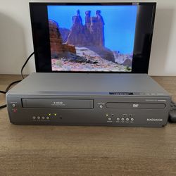 Magnavox VCR combo DVD VHS Player DV200MW8 4-Head HiFi Stereo