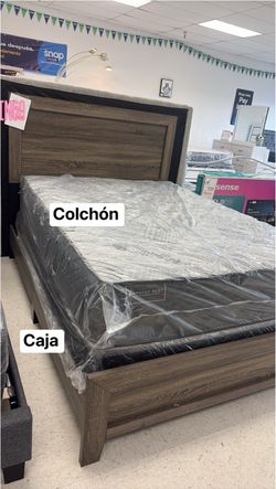 New full plush set mattress and box spring !! Nuevo set de colchones plush organic