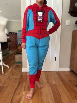 NEW With Tags! Marvel Adult Spider-Man Unisex Onezie