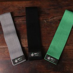 Hip Booty Bands Fabric Resistance Bands for Yoga Home Workout (Set of 3)