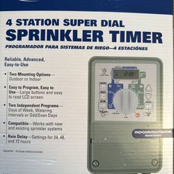 Sprinkler Timer 4 Station