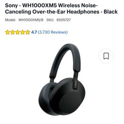 Brand New Headphones Sony 
