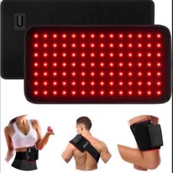 Red Light Therapy Belt, Infrared Light Therapy Device for Body, LED Flexible Wearable Wrap, with Timer for Back Shoulder Waist Muscle Pain Relief Weig