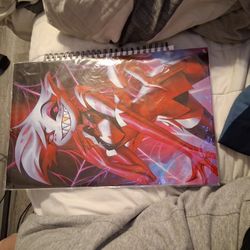 Big Poster Of Angel Dust From Hazbin Hotel