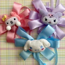Sanrio Inspired Hairbows  Hello Kitty Cinnamoroll 