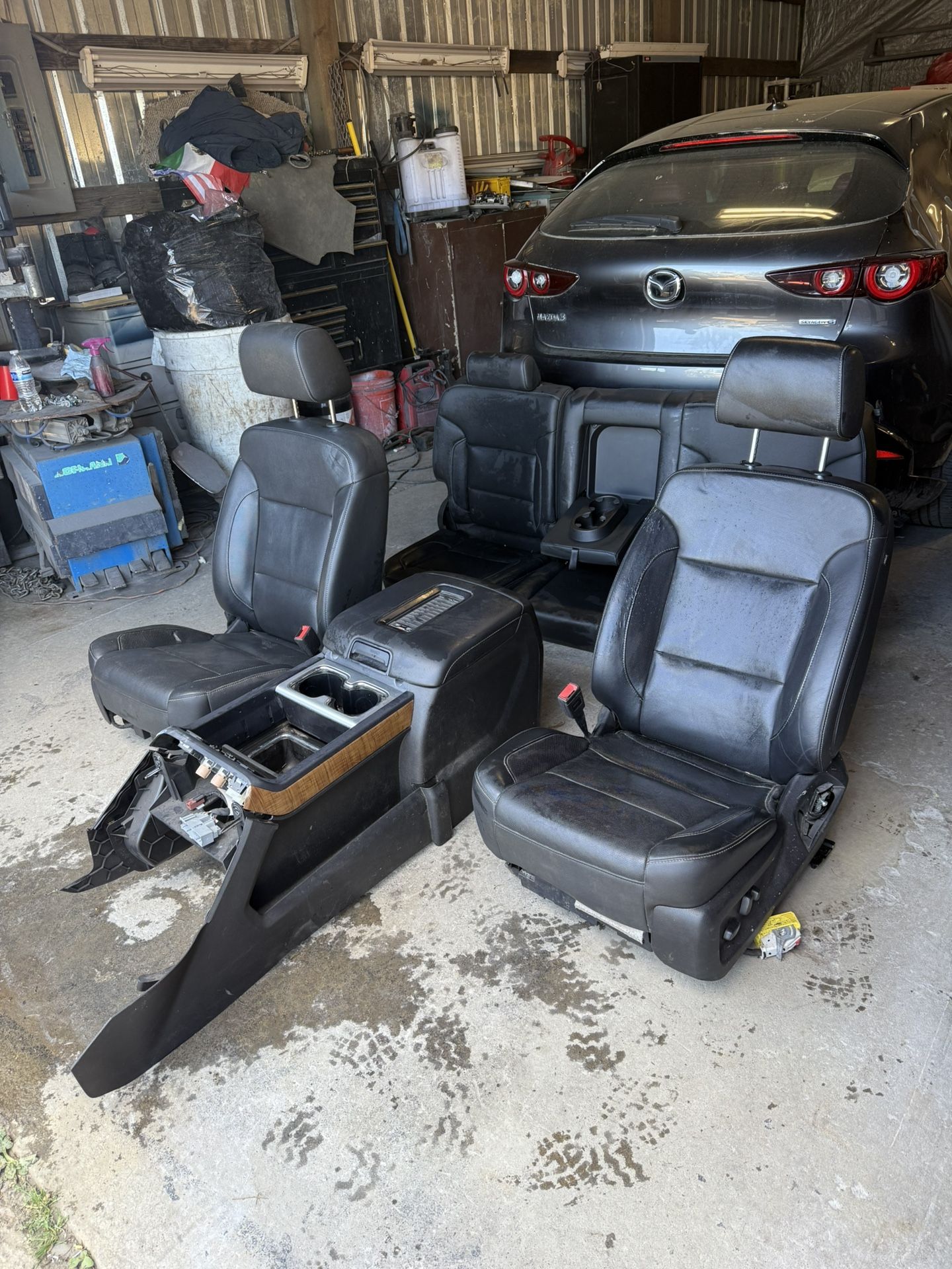 2014-2018 GMC Sierra/silverado Seats Black Leather Parts