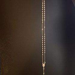 silver Rosary 