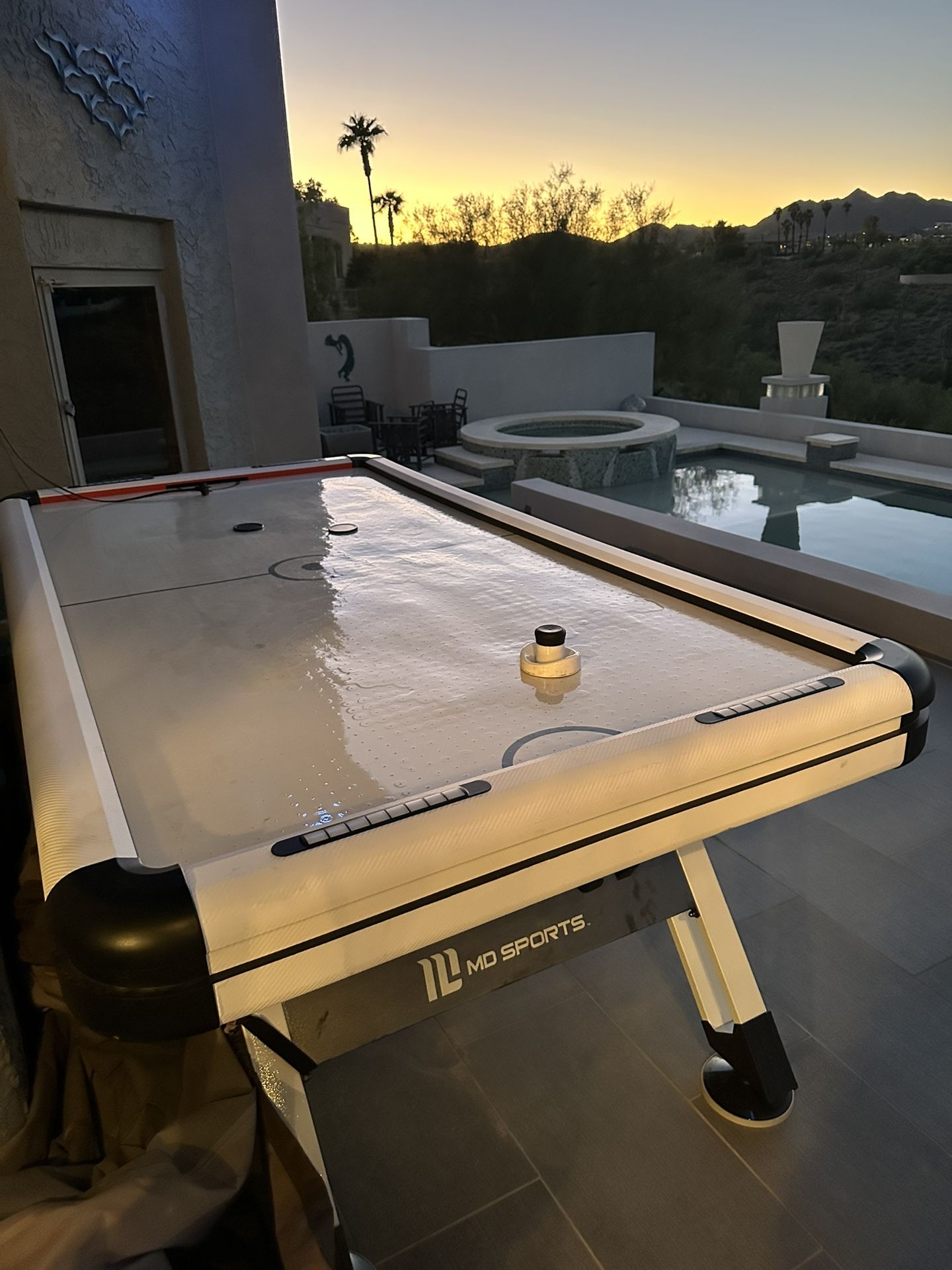 Air Hockey Table(has Some Water Damage On The Top)