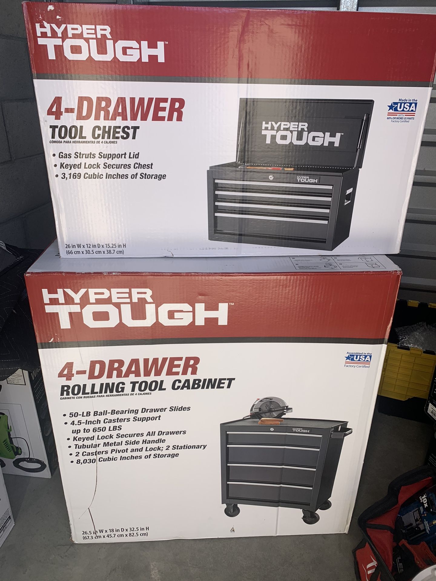 Tool box drawer cabinet Hyper tough