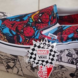 Rare Vans Mens Spider Man Shoes Size 11