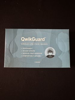 😷 QwikGuard Single Use Masks
