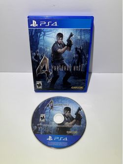 Resident Evil 4 for PS4 Complete-in-Box, Tested Working