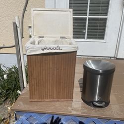 Laundry Basket & Trash Can
