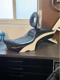 Corbin Fire and Ice Harley Roadglide seat.