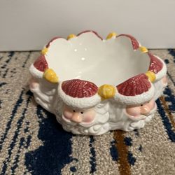Santa Candy bowl - 8 inches