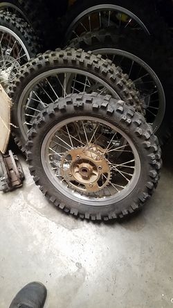 2006 Honda cr85 wheelset rims tires