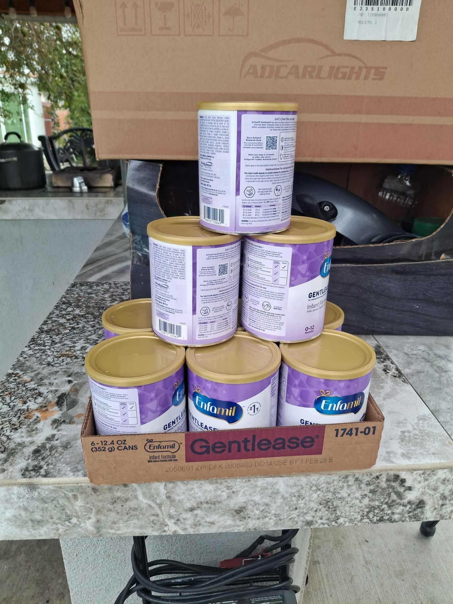 Tengo 9 latas de formula Enfamil GENTLEASE